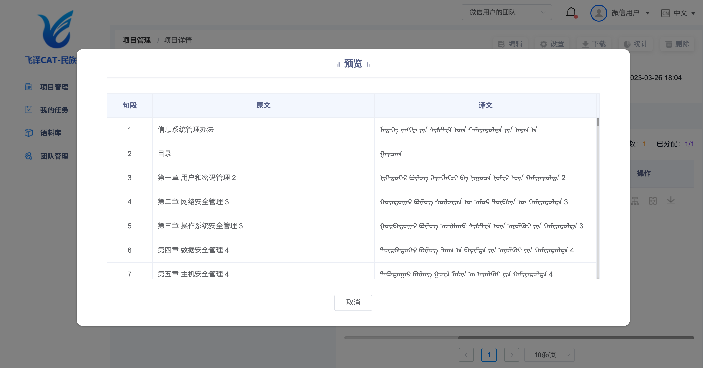 飞译CAT-民族语协同翻译平台